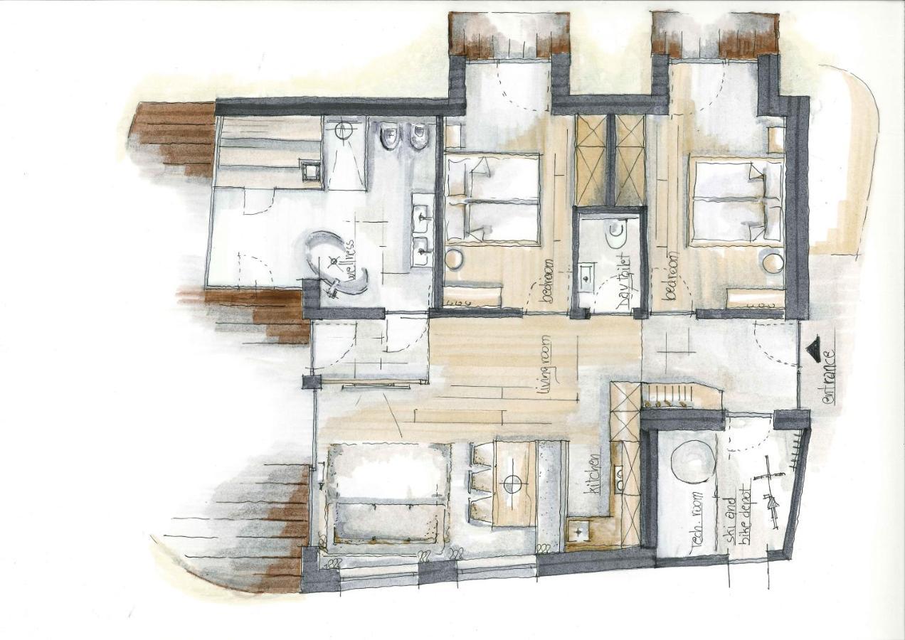 Chalets Dolomit Royal Sillian Eksteriør billede